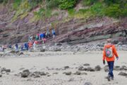 Old Red Sandstone  van Llansteffan naar St Anthony’s Cottage (Scott’s Bay)